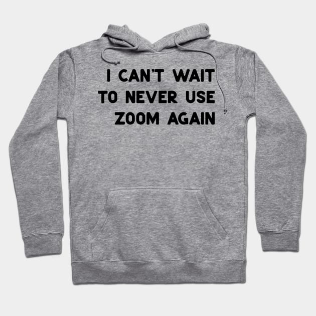 dont use zoom Hoodie by ninoladesign